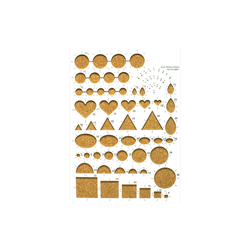 Template for quilling 15x21 cm - szal art - sklep plastyczny