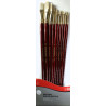Daler Rowney set of 10 bristle brushes Simply