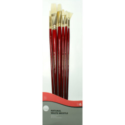 Set of 6 bristle brushes Simply Daler Rowney - art store S