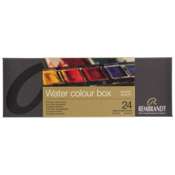 Talens rembrandt watercolor set of paints 24 colors