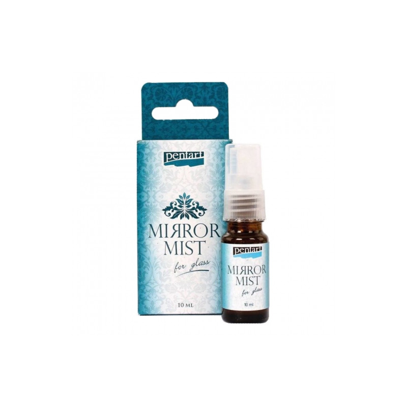 Pentart mirror mist do szkła efekt lustra 10ml - sklep plastyczny - sz