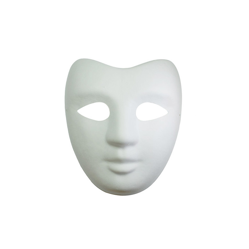 Paper Mache Mask with elastic band Actor Face - szal art - sklep plast