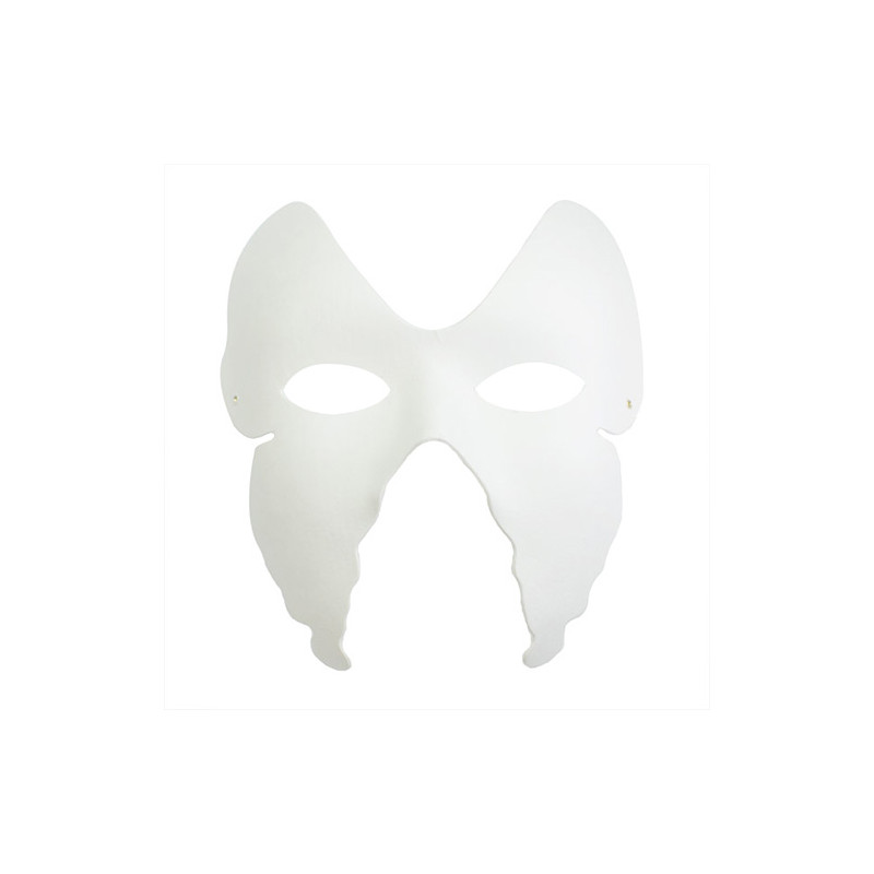 Paper Mache Mask with elastic band butterfly - szal art - sklep plasty