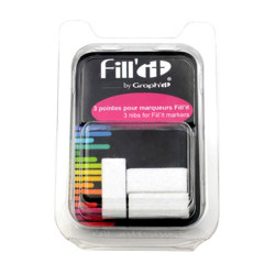 A set of 3 tips for Graphit 10mm markers - szal art - sklep plastyczny