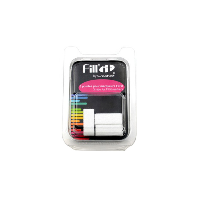 A set of 3 tips for Graphit 10mm markers - szal art - sklep plastyczny