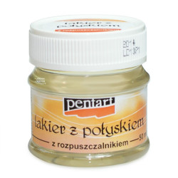 Pentart lakier błyszczący na bazie rozpuszczalniku 50ml - sklep plasty