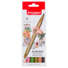 Bruynzeel fineliners brush pen marrakesh zestaw 6 sztuk - sklep plasty