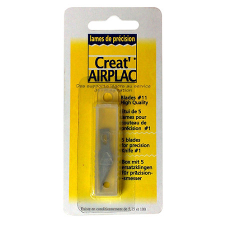Creat airplac zestaw 5 ostrzy EKB11 - sklep plastyczny - Szał dla Plas