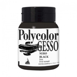 Maimeri polycolor czarne gesso 500ml - sklep plastyczny - szał dla pla