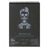 SM-LT black sketch pad A4 30ark 165g spiral