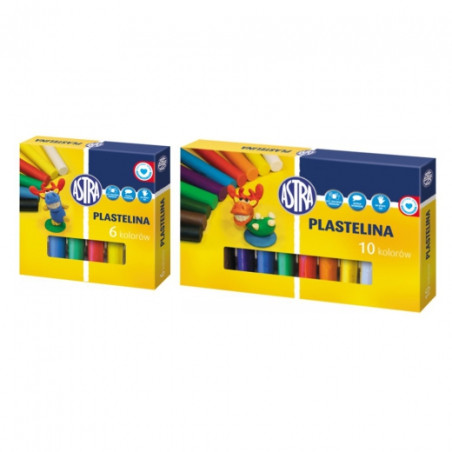 Astra plasticine in sets