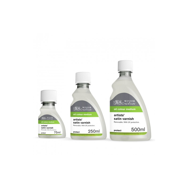 Winsor&Newton Satin Varnish - sklep plastyczny - szał dla palstykow
