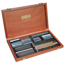 Koh-i-noor gioconda 8895 zestaw kredek w drewnianej kasecie - sklep pl