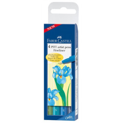 Faber-Castell pitt fineliner cold set of 4 fineliners - szal art - skl