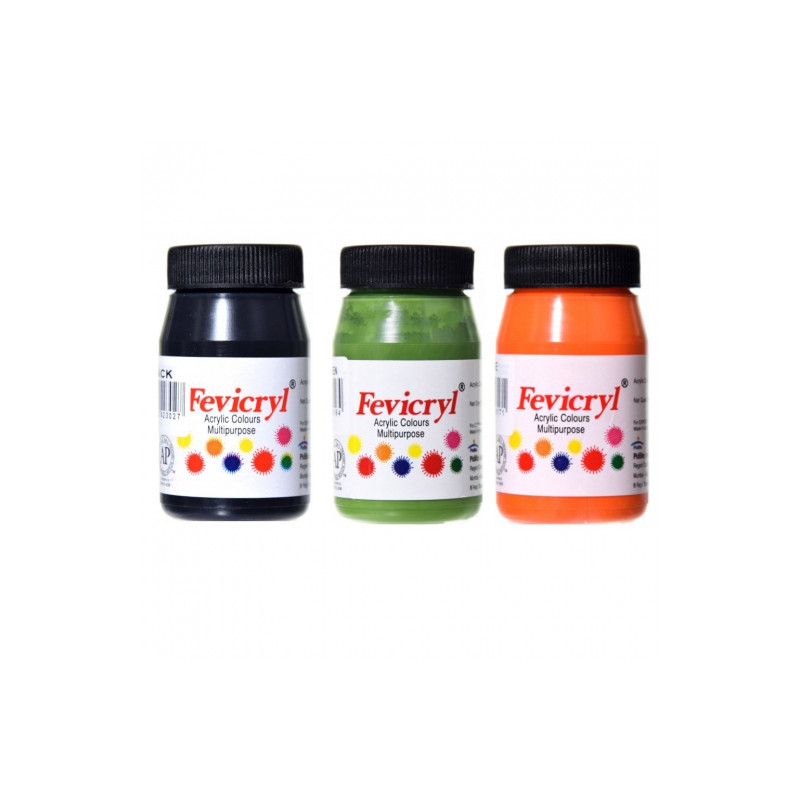 Fevicryl farby do tkanin 50ml - sklep plastyczny Szał dla Plastyków