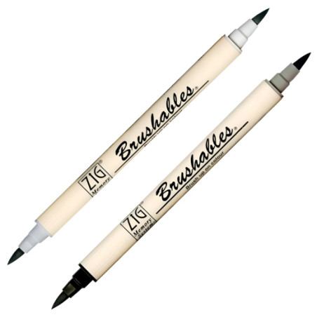 Kuretake zig brushables pen for calligraphy - szal art - sklep plastyc