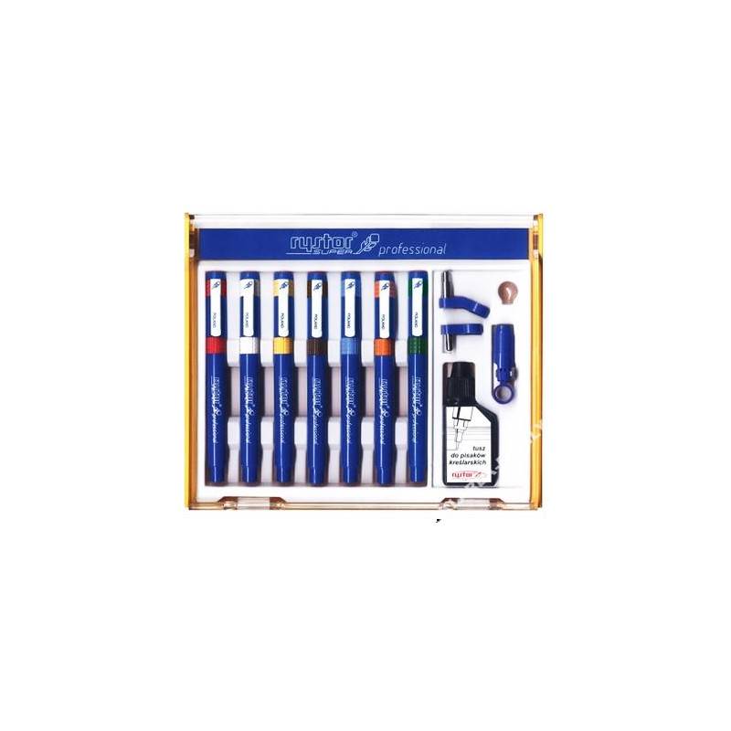 Rystor zestaw 7 rapitografów kreślarskich - sklep plastyczny - szał dl
