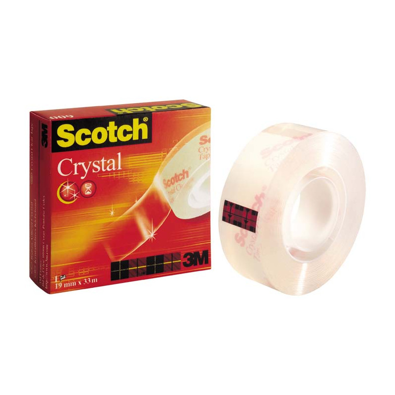 Scotch crystal 600 taśma 19mm x 33m - sklep plastyczny - szał dla plas