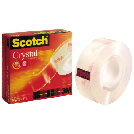 Scotch Crystal 600 tape 19mm x 33m - szal art - sklep plastyczny