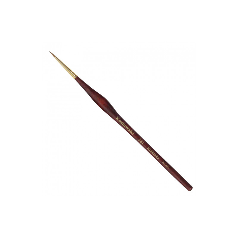 Kozłowski kolinsky brushes natural round series 331