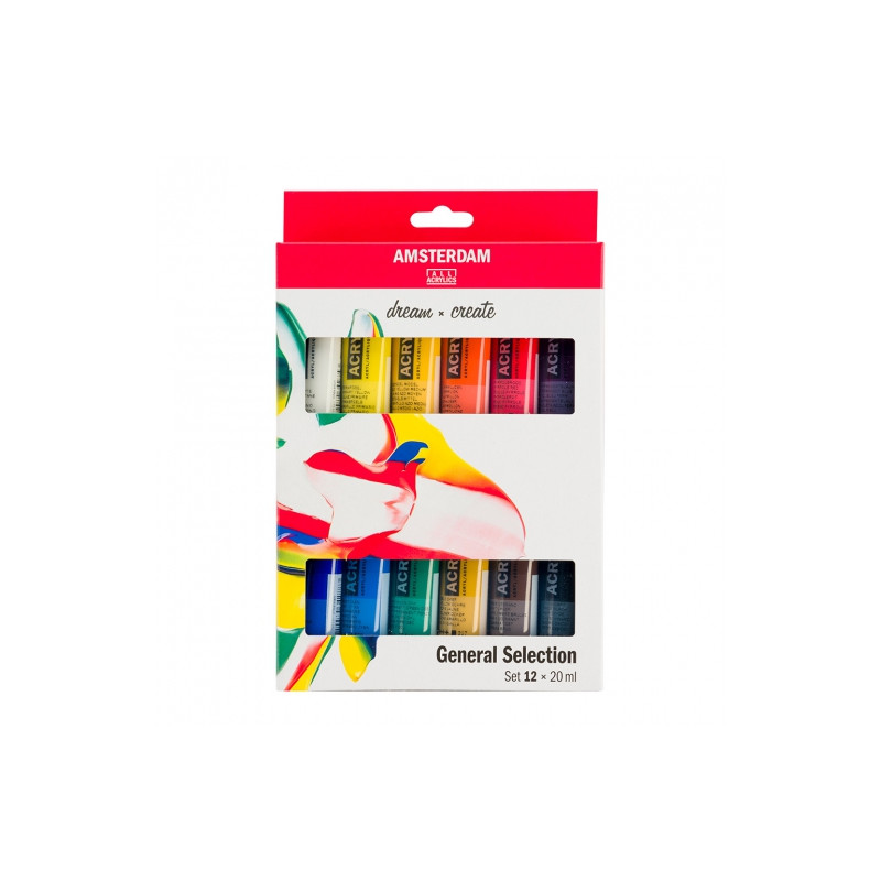 Talens Amsterdam set of acrylic paints 12x20ml