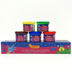 Jovi finger paints 5 intense colors - plastyc store