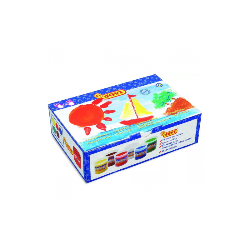 Jovi finger paints 6 saturated colors - art store
