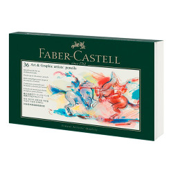 Faber&Castell metalowe opakowanie na kredki 36 sztuk - sklep plastyczn