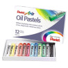 Oil Pastels 12 colors Pentel SZAŁ DLA PLASTYKÓW - Profesjonalny Sklep