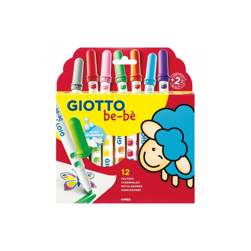 Giotto be-be set of 12 thick pens