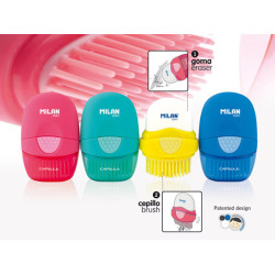 Milan Capsule Eraser & Brush - szal art - sklep plastyczny