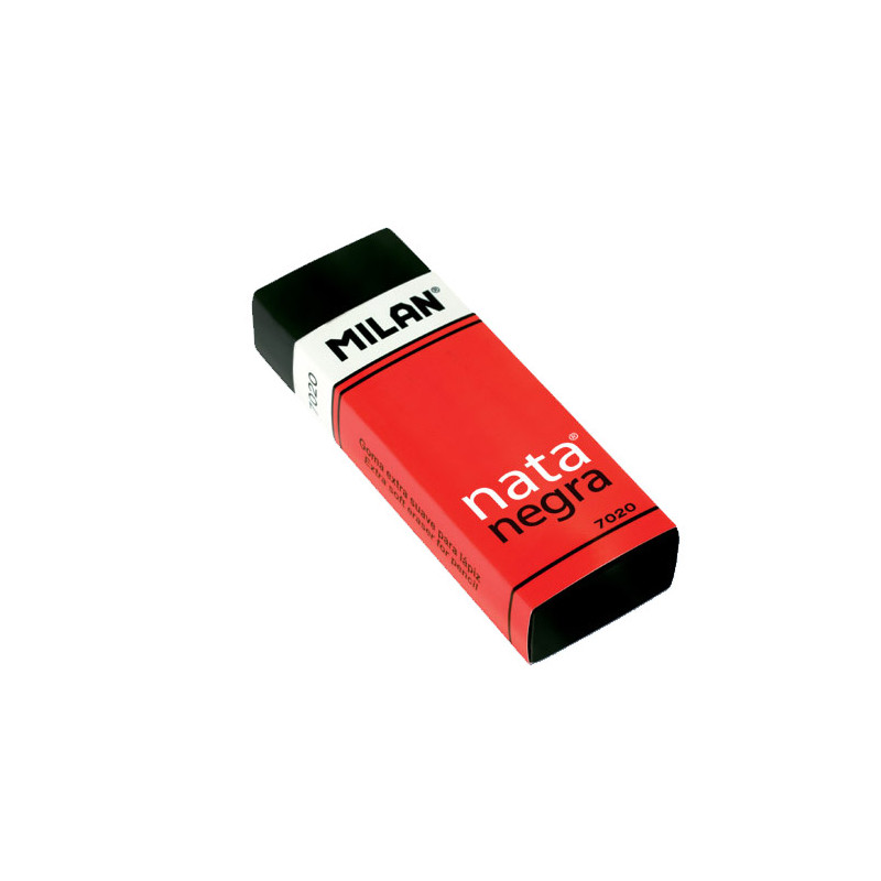 The soft black eraser Milan 7024 - szal art - sklep plastyczny