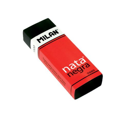 The soft black eraser Milan 7024 - szal art - sklep plastyczny