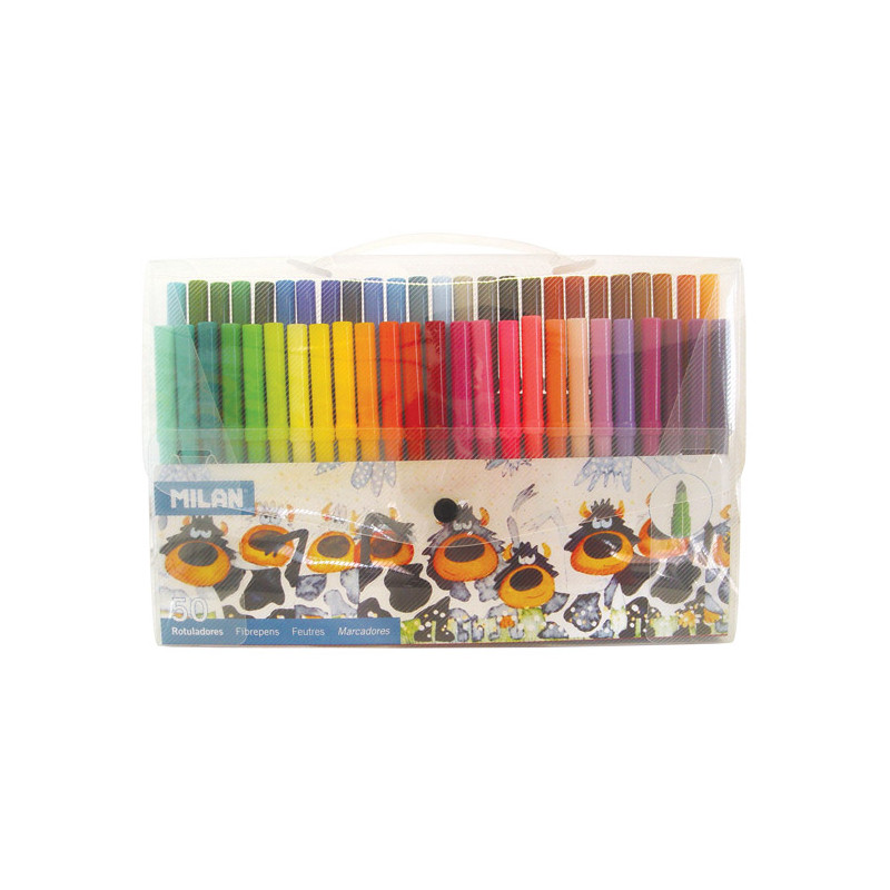 Milan set of 50 markers with triangular tips - szal art - sklep plasty