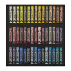 Rembrandt Artists Soft Pastels Full Size Set Of 90 Landscape Colors