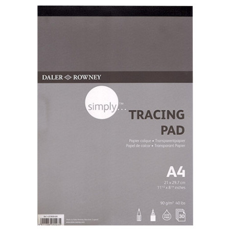 Daler Rowney simply tracing pad block drawing paper - szał art - sklep