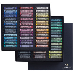 Rembrandt Artists Soft Pastels Full Size Set Of 90 Landscape Colors