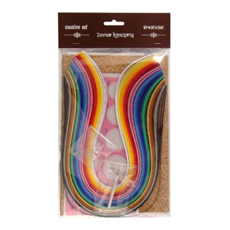 Zestaw do quillingu nr. 3 - sklep plastyczny - szał dla plastyków