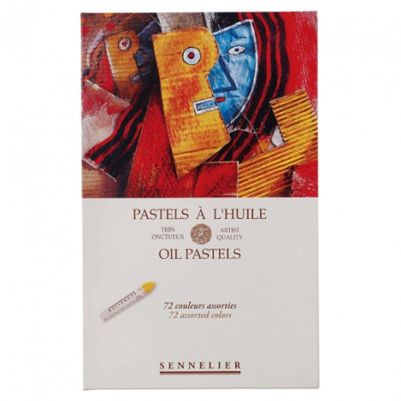 Senelier oil pastels universal set 72 colors
