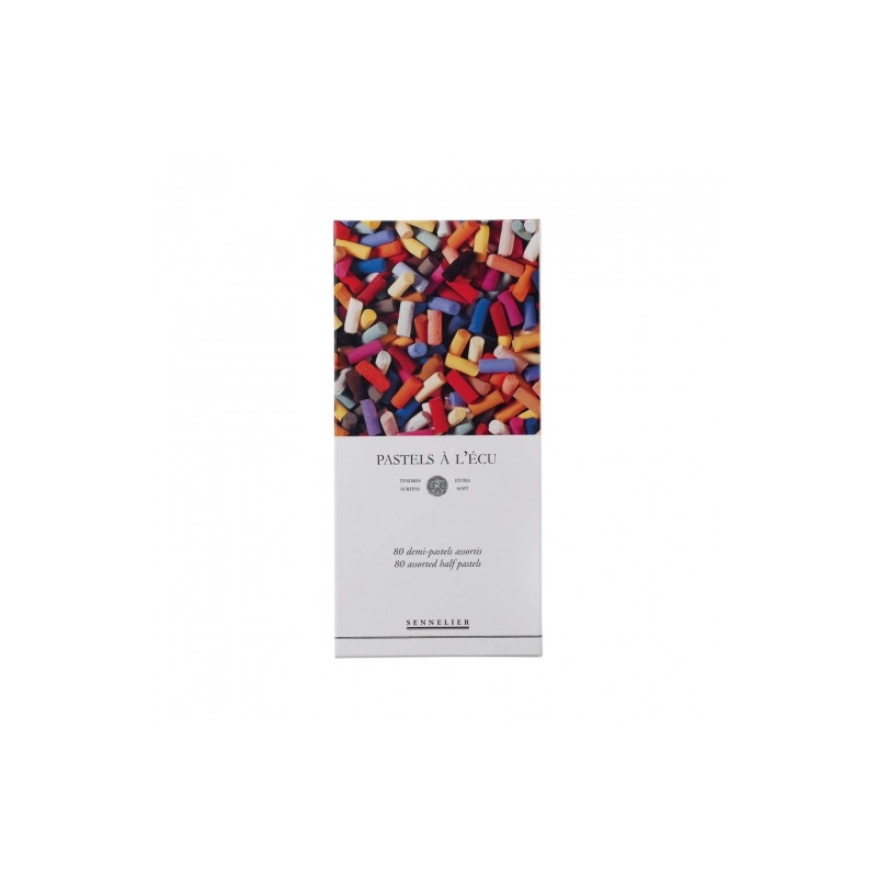 Sennelier pastele suche zestaw uniwersalny 80 kolorów połówki - sklep