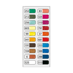 Sennelier soft pastel set of 20 colors