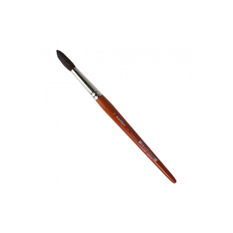 Kolibri pędzle naturalne okrągłe seria 12 - sklep plastyczny - szał dl