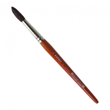 Kolibri pędzle naturalne okrągłe seria 12