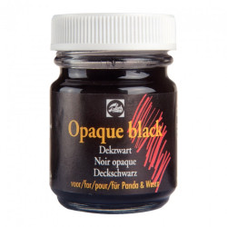 Talens deep black water-based varnish 50 ml