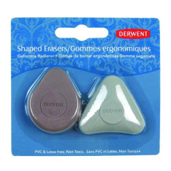 Derwent shaped earasers dual