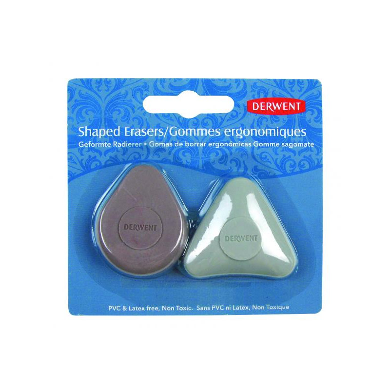 Derwent gumki do mazania dual na blistrze 2 szt - sklep plastyczny - s