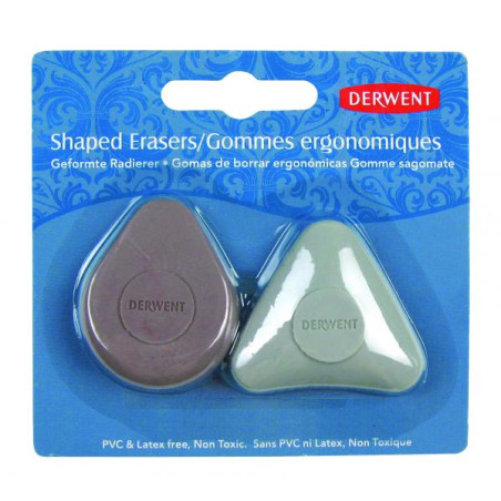 Derwent gumki do mazania dual na blistrze 2 szt - sklep plastyczny - s