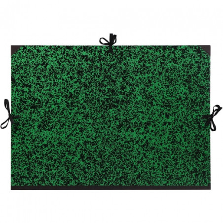 Clairefontaine annonay art folder with ribbons green