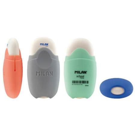 Eraser with plastic protective case Milan - szal art - sklep plastyczn