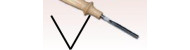 Sculptured chisel shaped 235mm